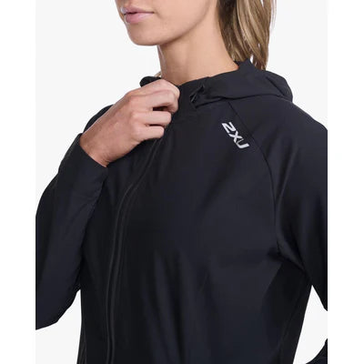 2XU Aero Jacket, Laufjacke, Damen, Black/Silver Reflective