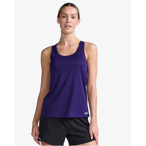 2XU Aero Singlet, Damen, violett/reflektierend