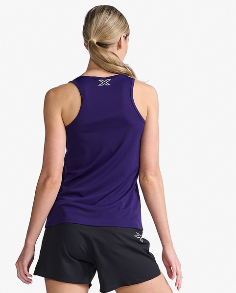 2XU Aero Singlet, Damen, violett/reflektierend