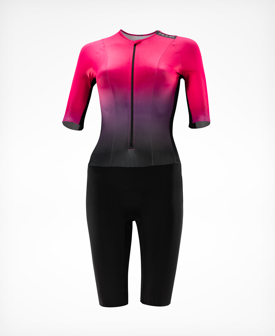 Huub Collective TriSuit, Damen, Black/Rose Fade