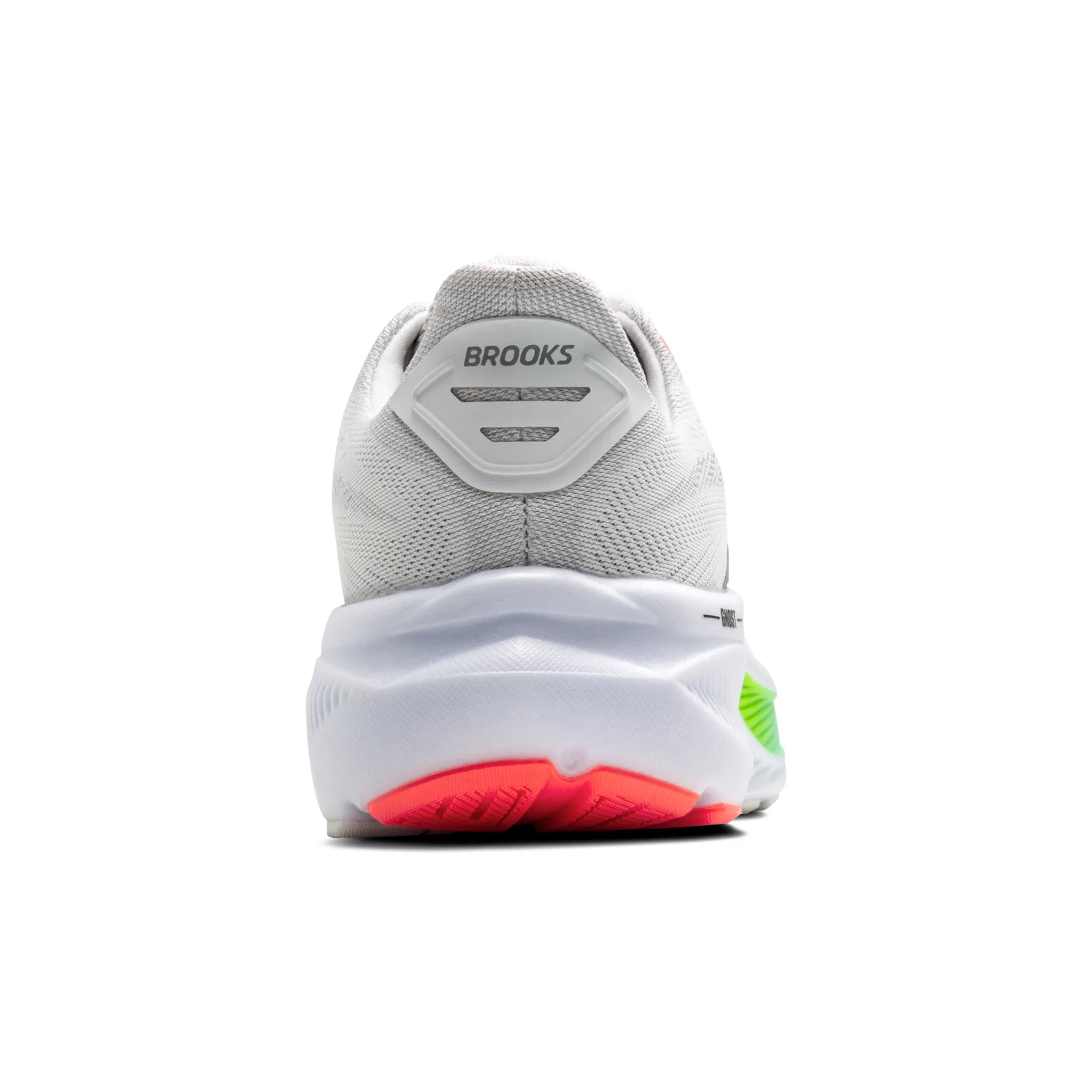 Brooks Ghost 17, Laufschue, Herren, White/Pink Clay/Gecko