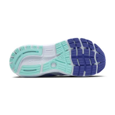 Brooks Ghost 16, Laufschuh, Damen, White/Amparo Blue/Limpet Shell