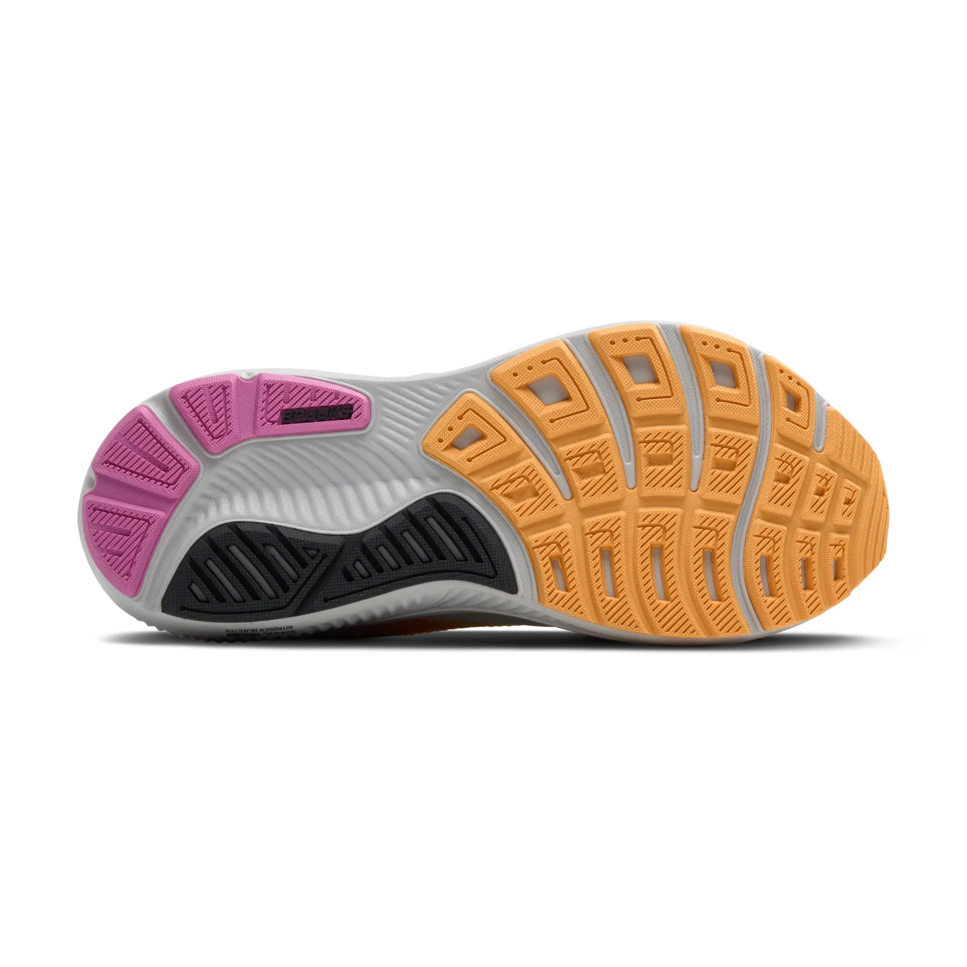 Brooks Ghost 17, Laufschuh, Damen, Oyster/Apricot/Pink