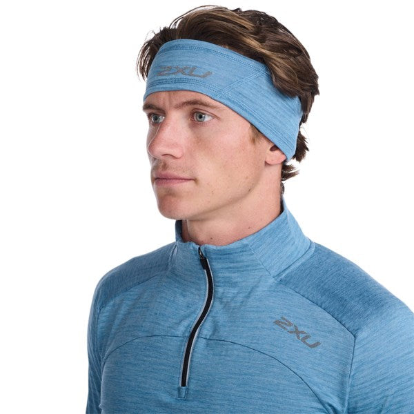 2XU Ignition Headband, Stirnband, unisex, Shadow/Black Reflective