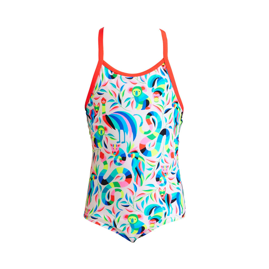 Way Funky Funkita, Eco One Piece Winter Woolies, Badeanzug, Kinder