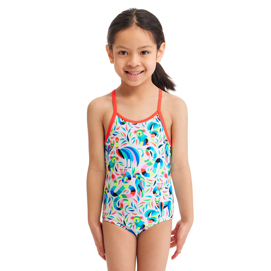 Way Funky Funkita, Eco One Piece Winter Woolies, Badeanzug, Kinder