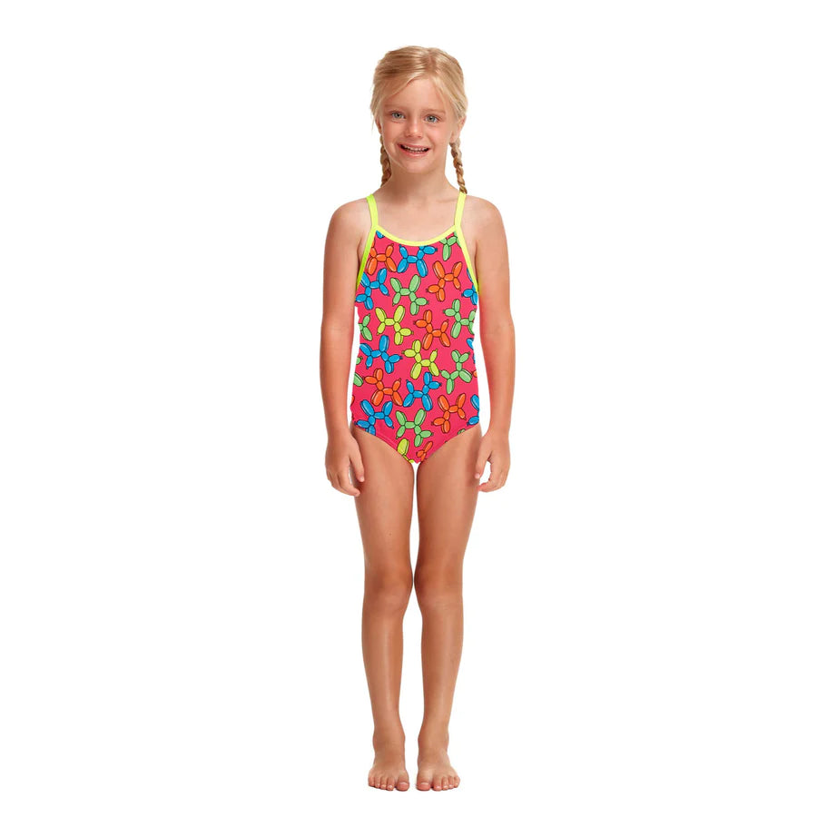 Way Funky Funkita Printed One Piece Doggy Disco, Badeanzug, Kinder