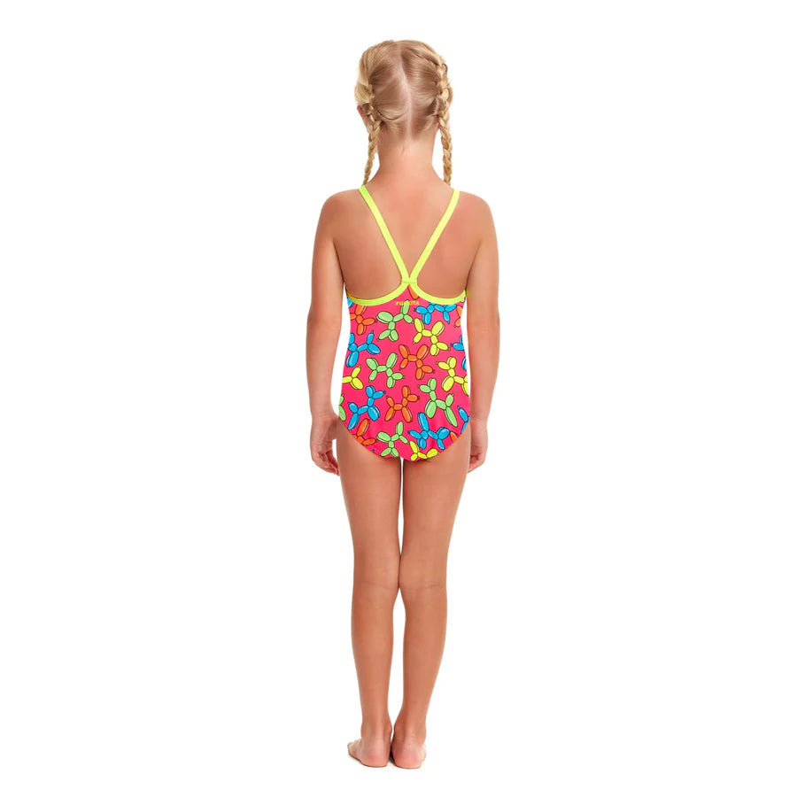 Way Funky Funkita Printed One Piece Doggy Disco, Badeanzug, Kinder