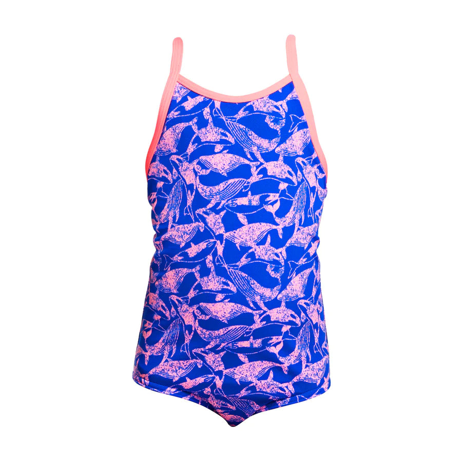 Way Funky Funkita, Printed One Piece Minky Pinky, Badeanzug, Kinder