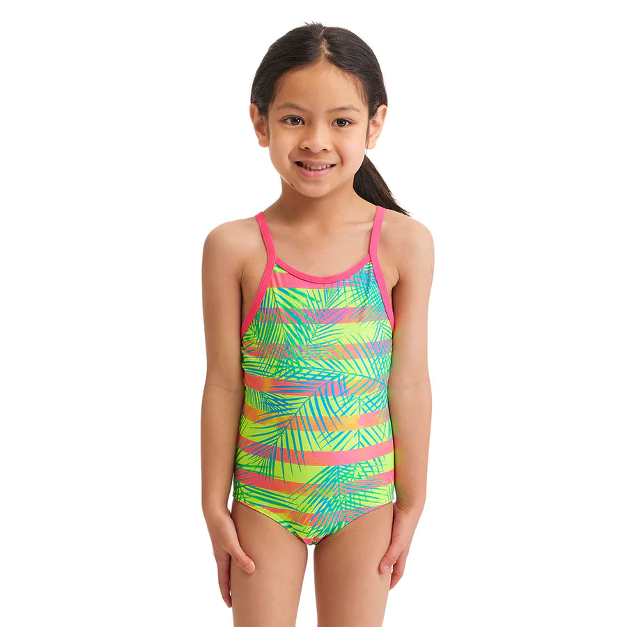 Way Funky Funkita Printed One Piece Palm Free, Badeanzug, Kinder