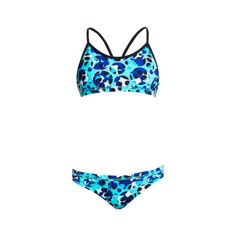 Way Funky Funkita, Racerback Two Piece Holy Sea, Bikini, Kinder