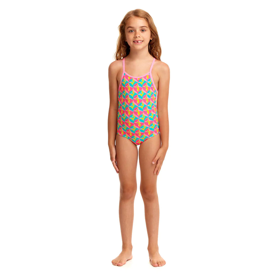 Way Funky Funkita, Printed One Piece Foxy Friends, Badeanzug, Kinder