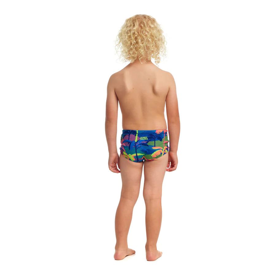 Way Funky, Funky Trunks, Eco Printed Trunks Palm A Lot, Badehose, Kinder