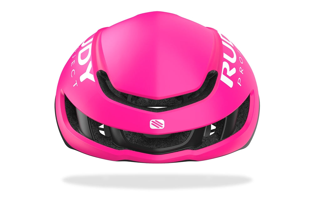 RUDY Project Nytron, pink fluo/black matte, Radhelm, pink/schwarz