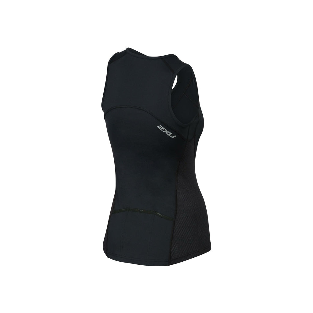 2XU Active Tri Singlet, Damen, schwarz