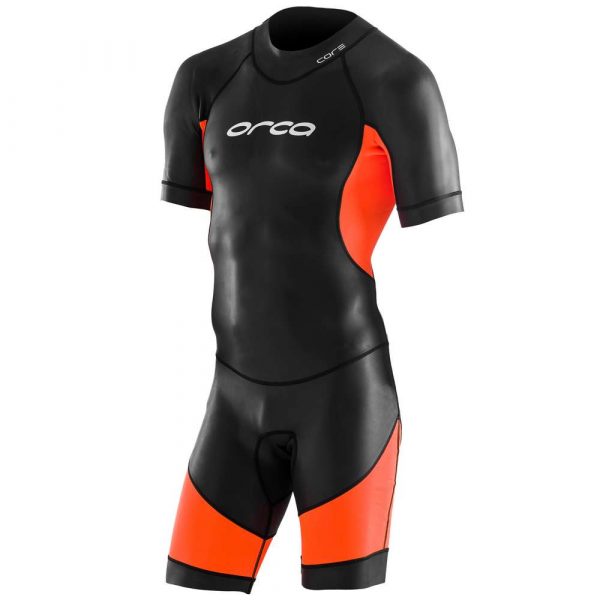 Orca Openwater Swimskin Wetsuit Herren, schwarz/orange, 2023