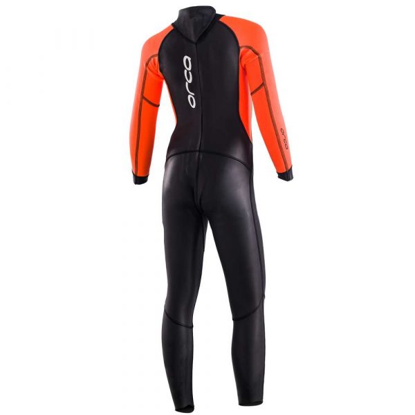 Orca Openwater Squad Kids Wetsuit, Neoprenanzug Kinder, schwarz/orange, 2023