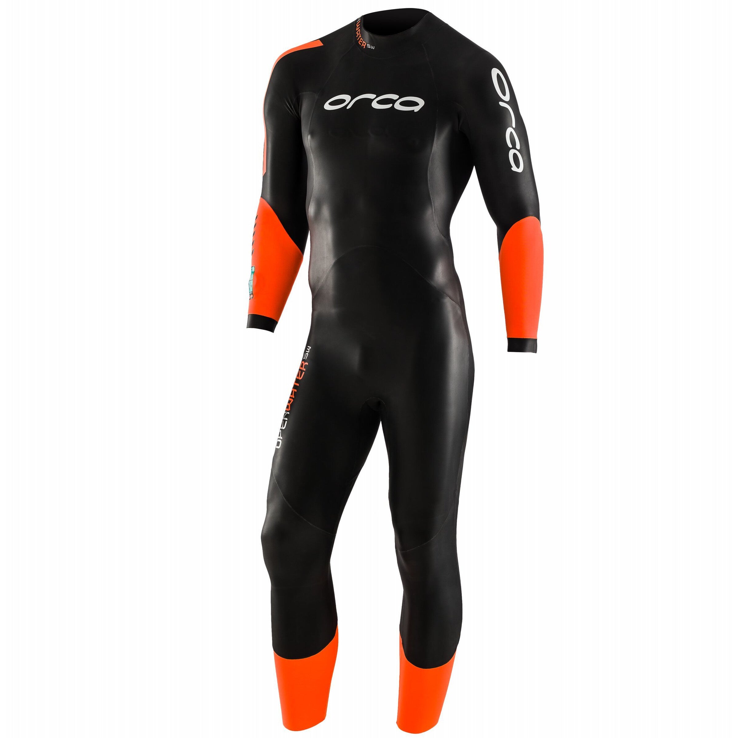 Orca Openwater Smart, Neoprenanzug Herren, schwarz/orange, 2023