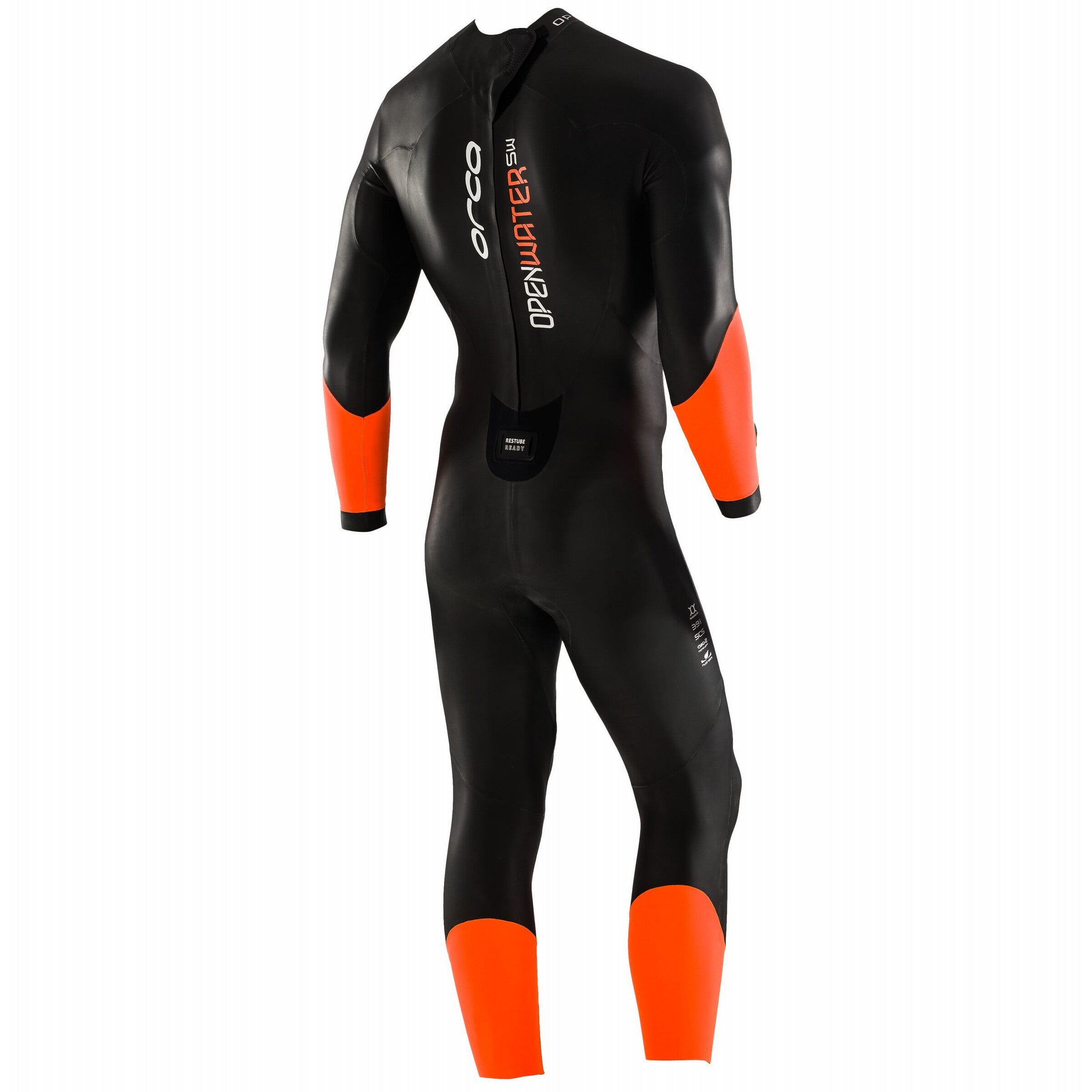 Orca Openwater Smart, Neoprenanzug Herren, schwarz/orange, 2023