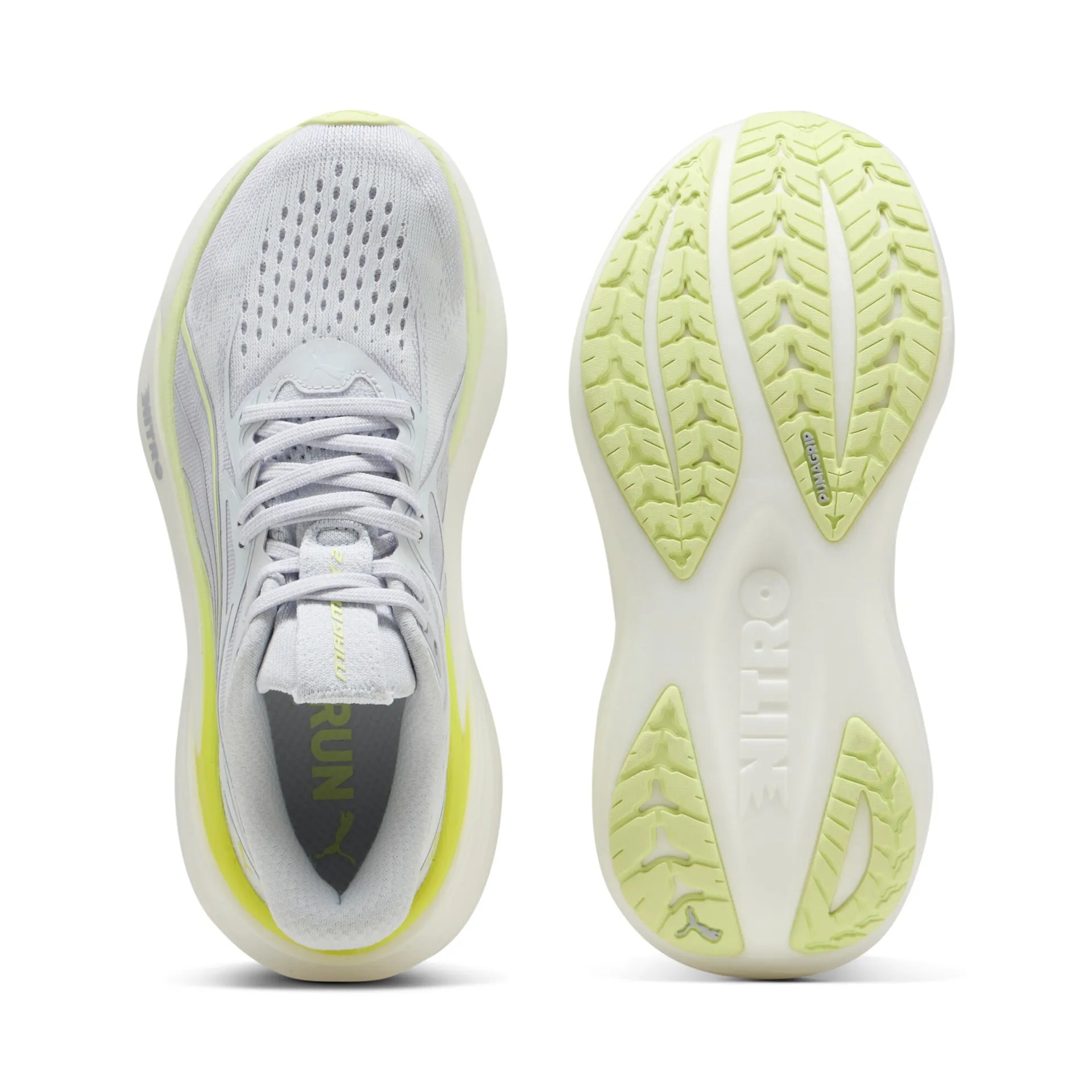 links: linker Schuh Draufsicht
rechts: rechter Schuh untersicht/Sohle