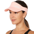 2XU Unisex Run Visor, unisex, Pastel Coral/White, B - Ware, kein Umtausch