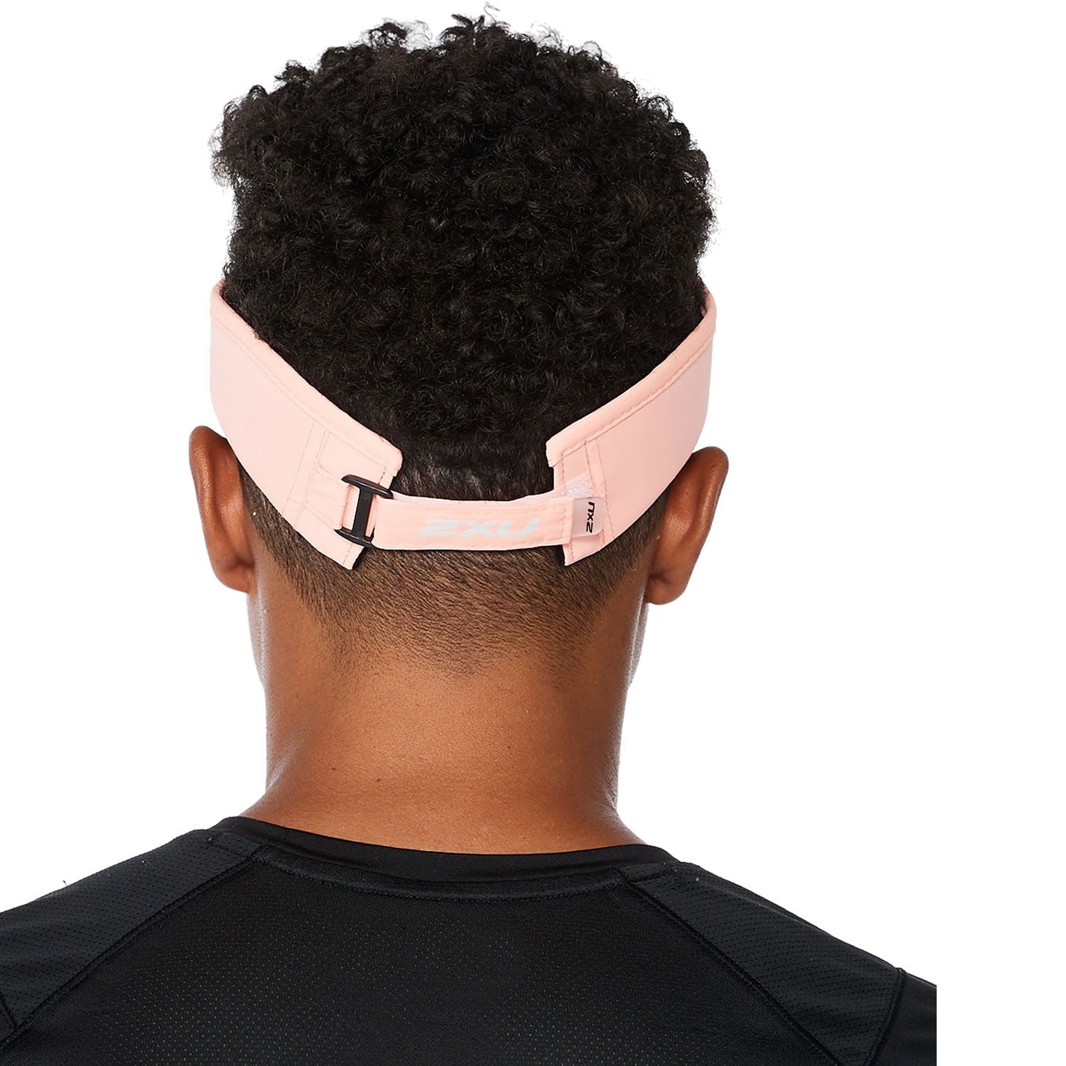 2XU Unisex Run Visor Pastel Coral / White