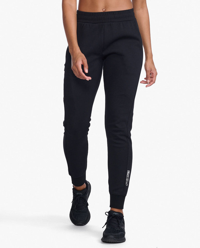 2XU Commute Trackpant, Damen, Black/White