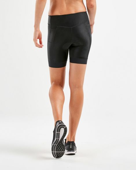 2XU Perform Tri 7 Inch, Damen, schwarz/schwarz