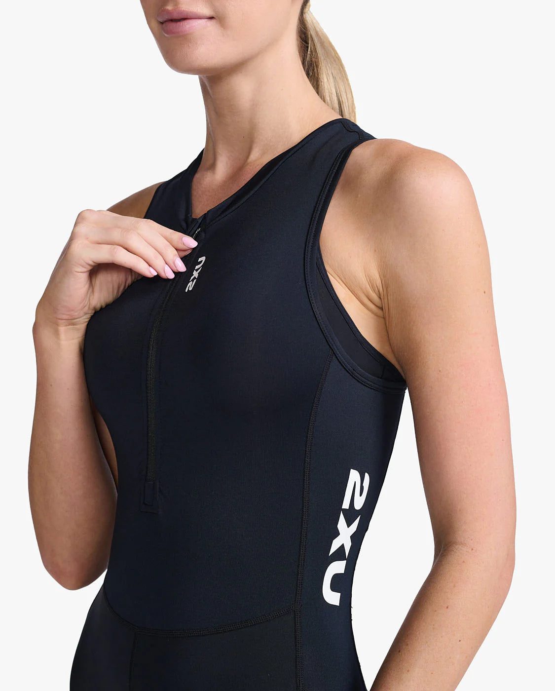 2XU Core Trisuit, Damen, black/white