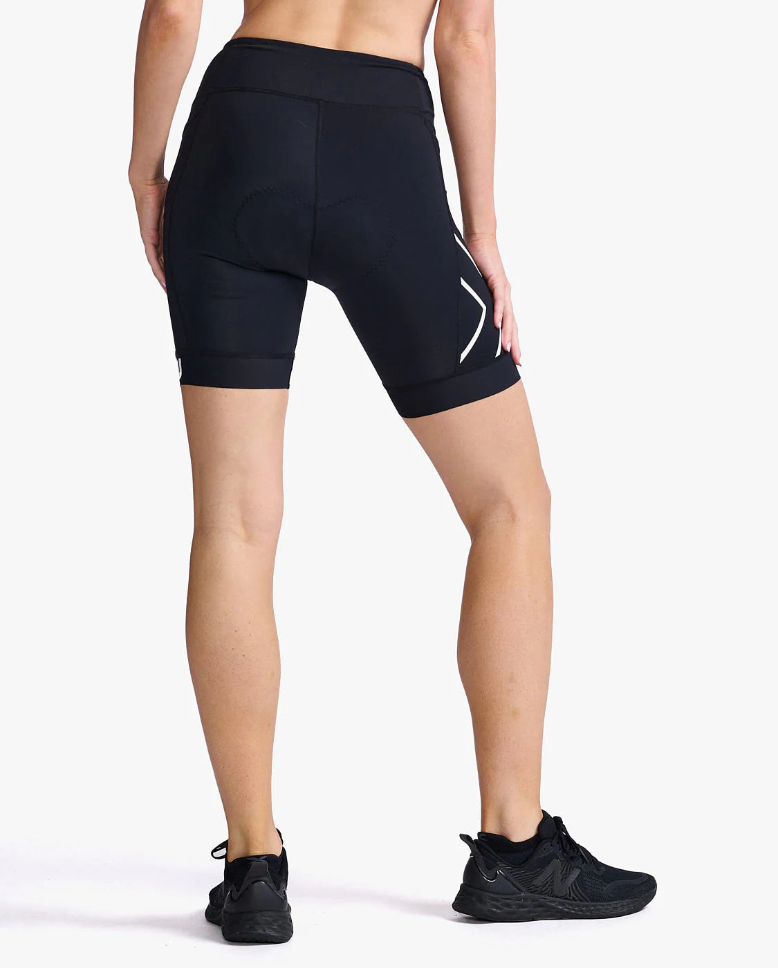 2XU Core Tri Short, Damen, black/white