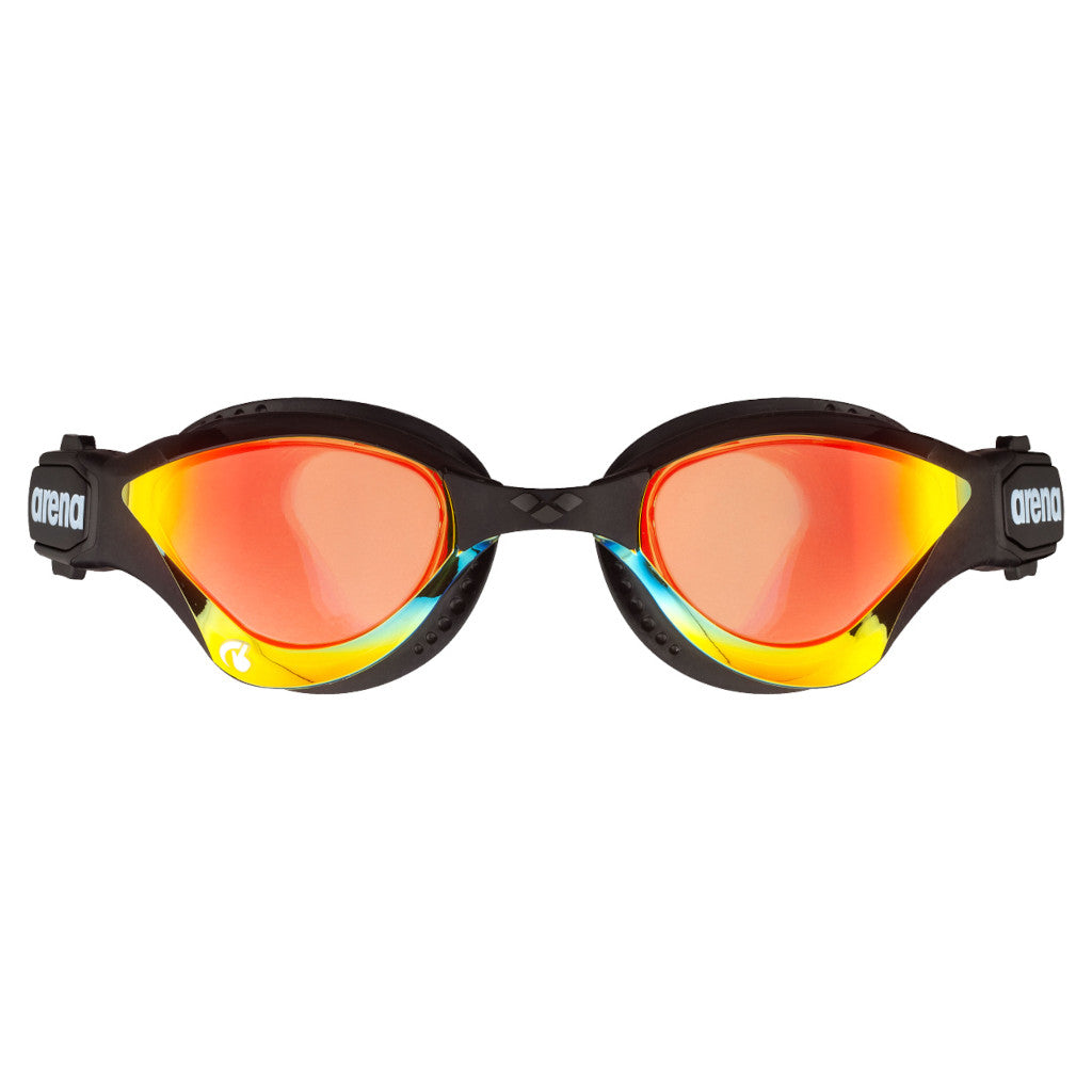 Arena Schwimmbrille Cobra Tri Swipe Mirror, yellow copper-black, gelb/schwarz