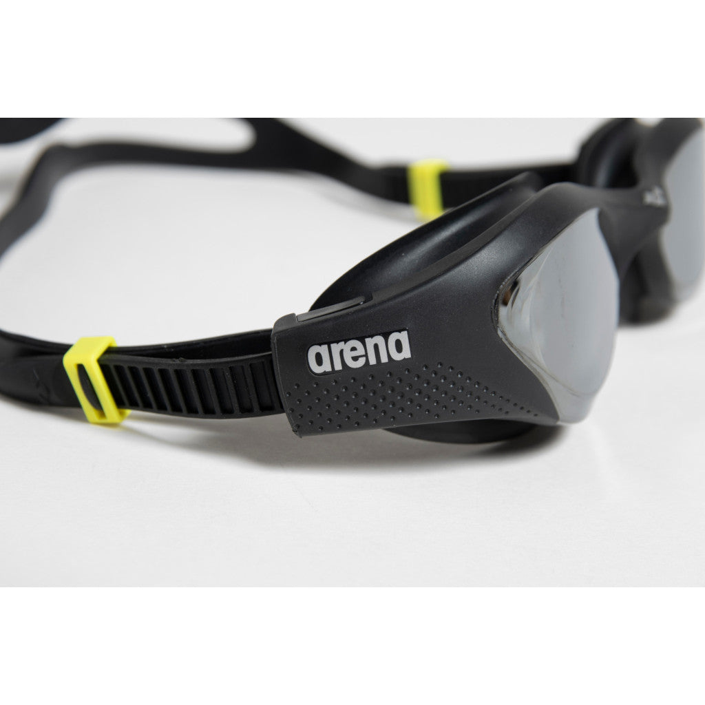 Arena Schwimmbrille The One Mirror, silver-black-black, silber/schwarz