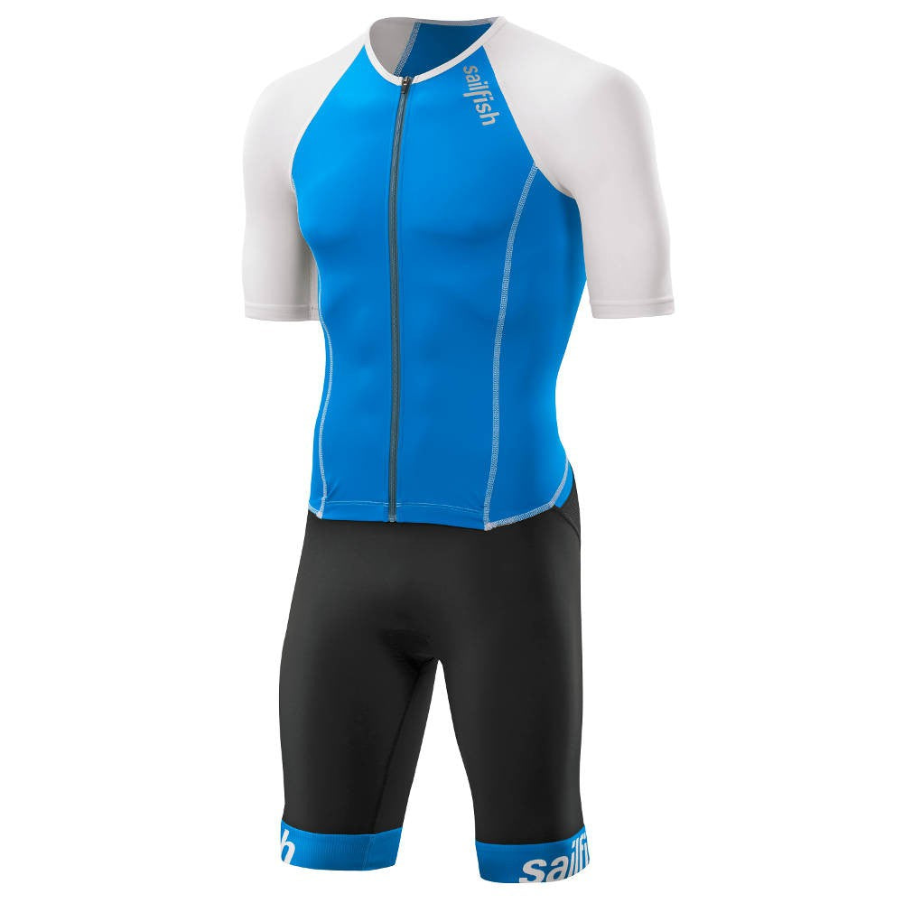 Sailfish Aerosuit Comp , Herren, blau/weiß/schwarz