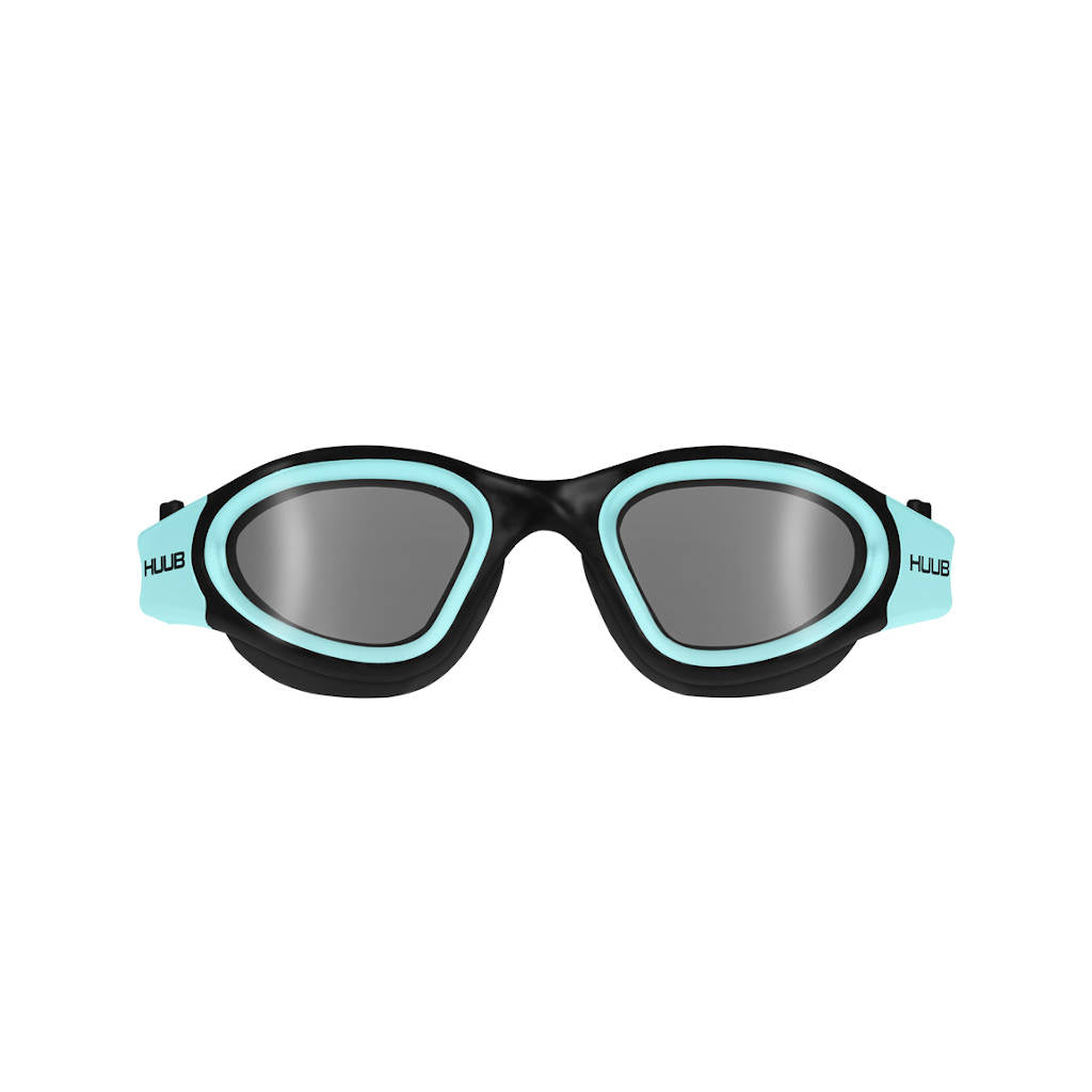 Huub Aphotic Schwimmbrille, schwarz/aqua