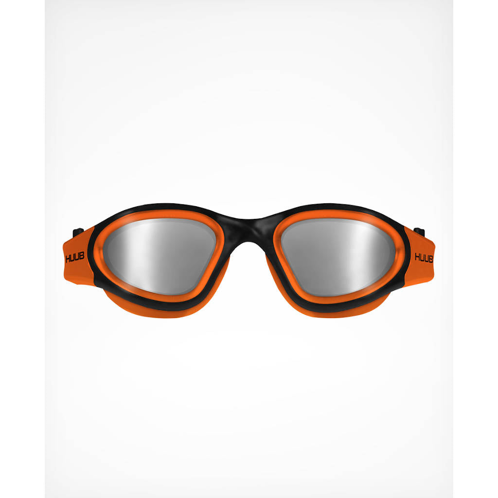 Huub Aphotic Orange Polarized Mirror, getönte Gläser, Schwimmbrille, orange