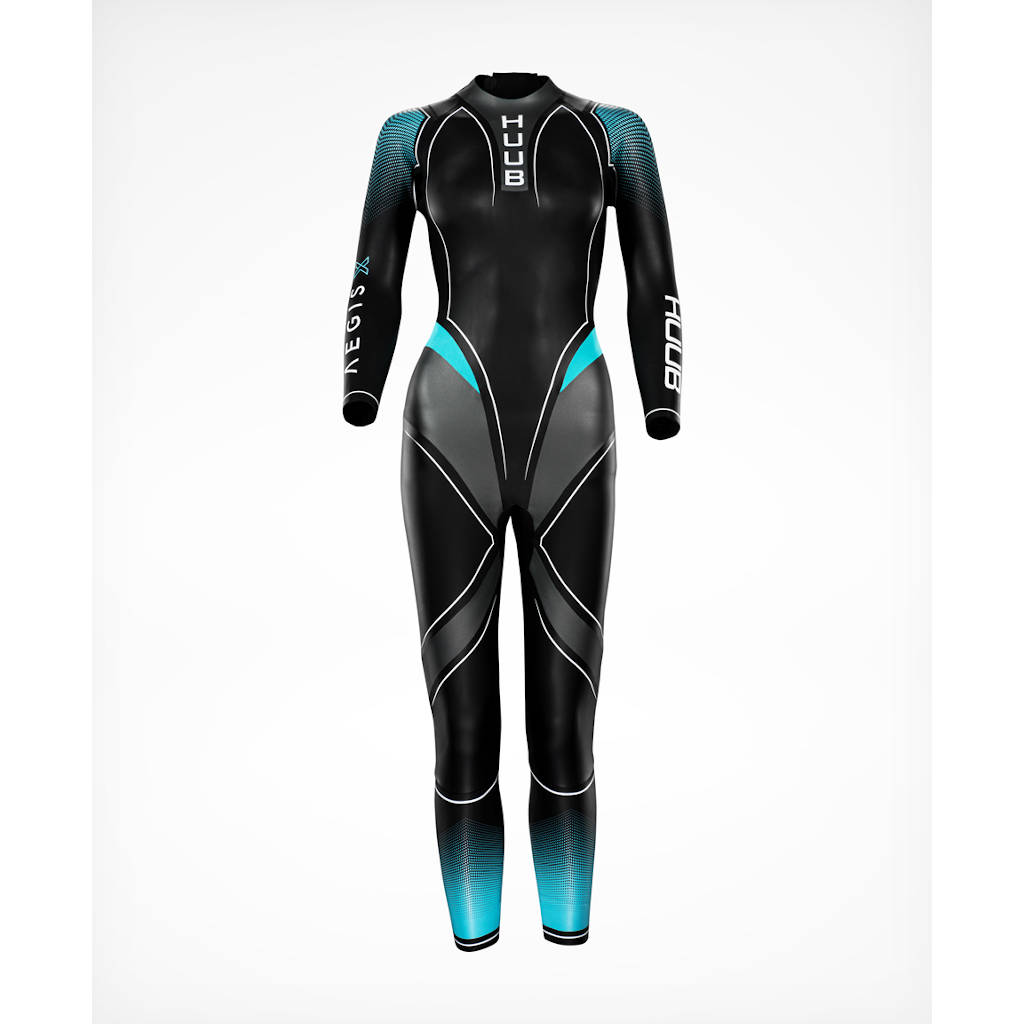 Huub Aegis X 3:3, Neoprenanzug, schwarz/blau, Damen, 2023