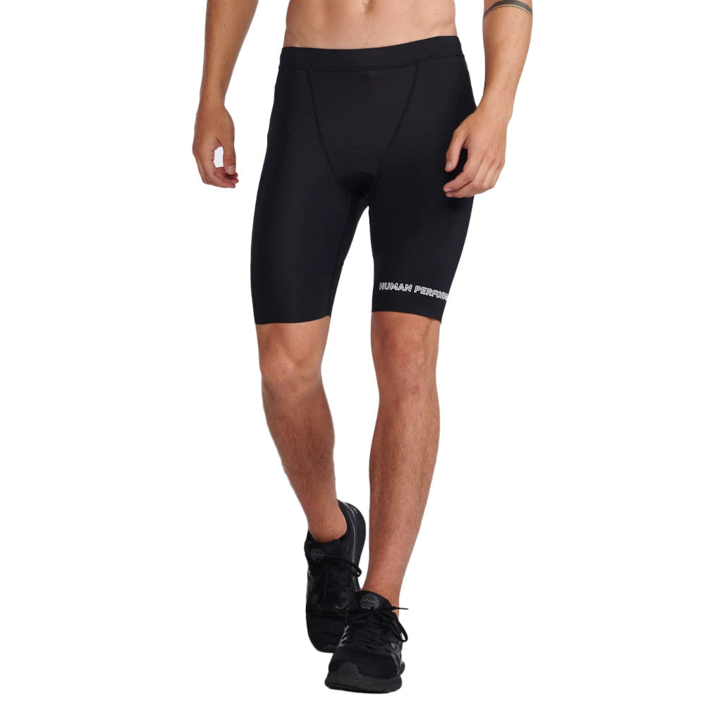 2XU Aero 9 Inch Tri Short, Herren, black/white, schwarz/weiß