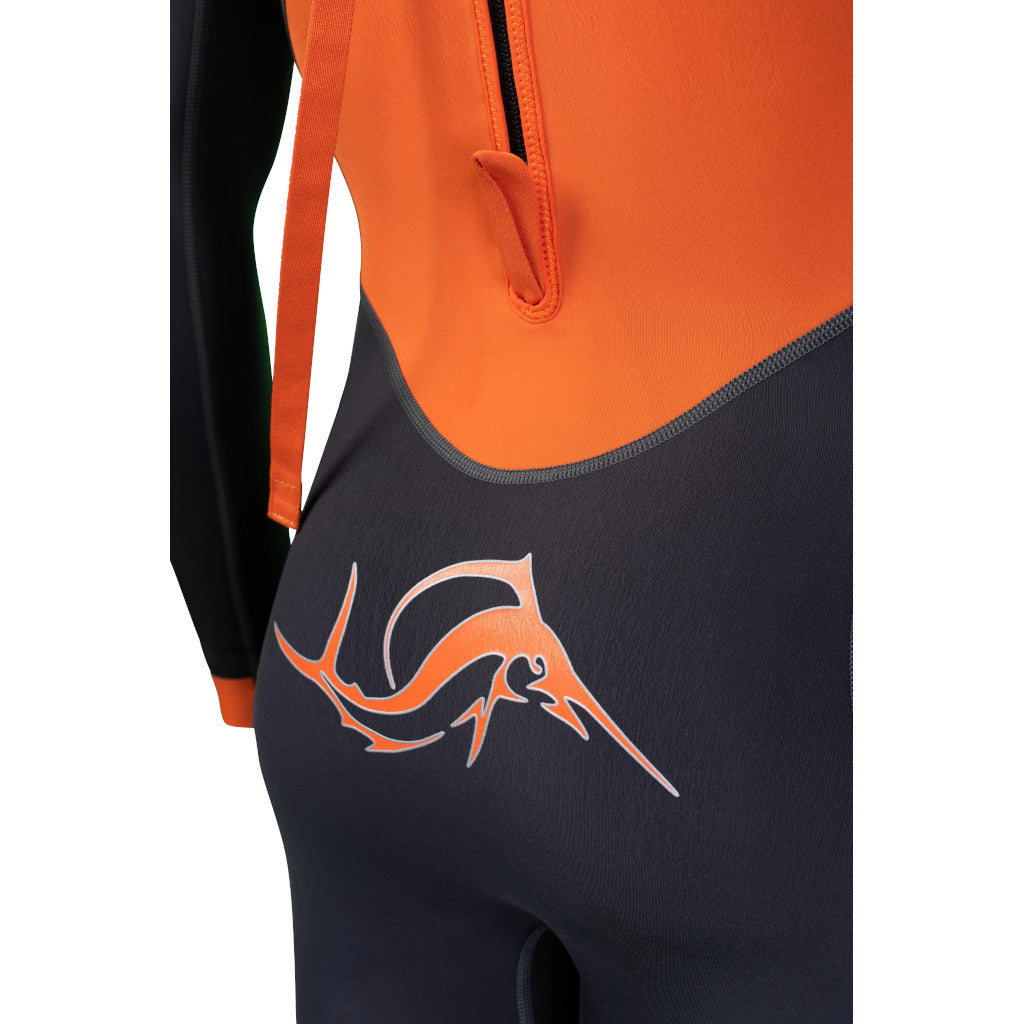 Sailfish Atlantic 2, Neoprenanzug, Herren, schwarz/orange, 2024