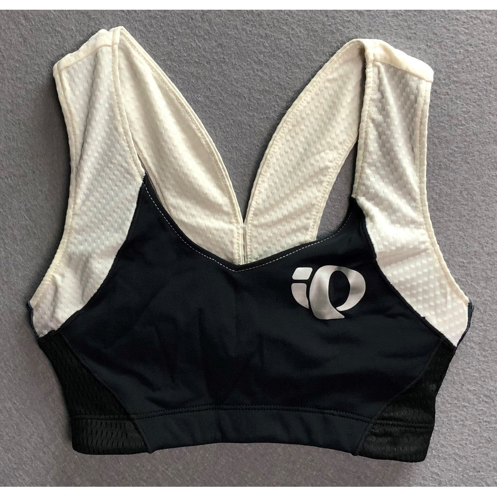 Pearl Izumi Bustier, Singlet, schwarz/weiß, mit Verfärbungen