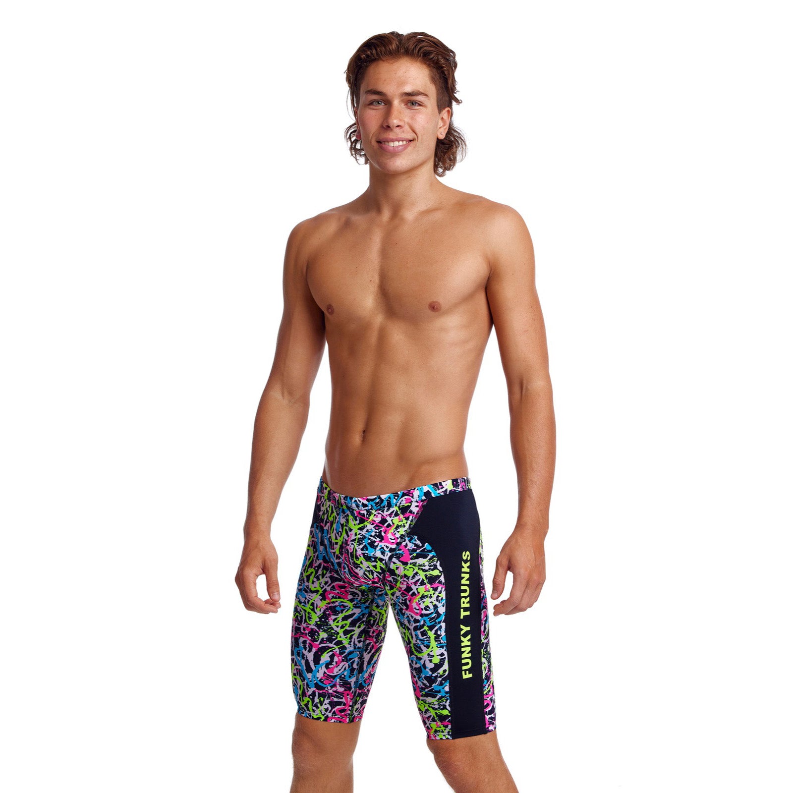 Way Funky, Mother Funky, Funky Trunks Men's Training Jammers Messed Up, Badehose, Herren