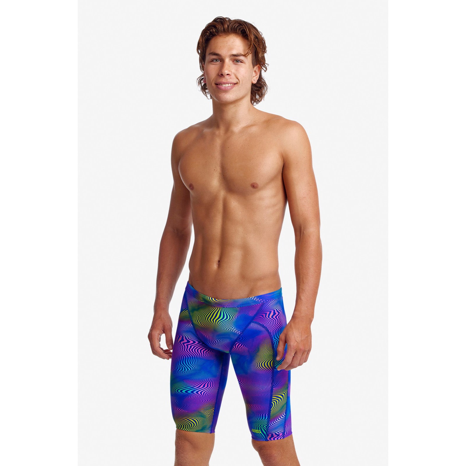 Way Funky, Mother Funky, Funky Trunks Men's Training Jammers Screen Time, Badehose, Herren
