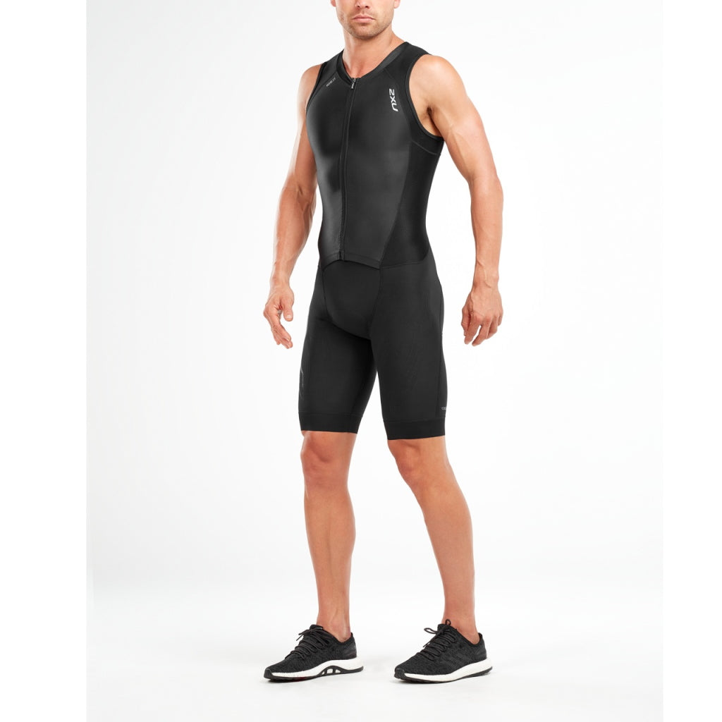 2XU Compression Full Zip TriSuit, Herren, schwarz