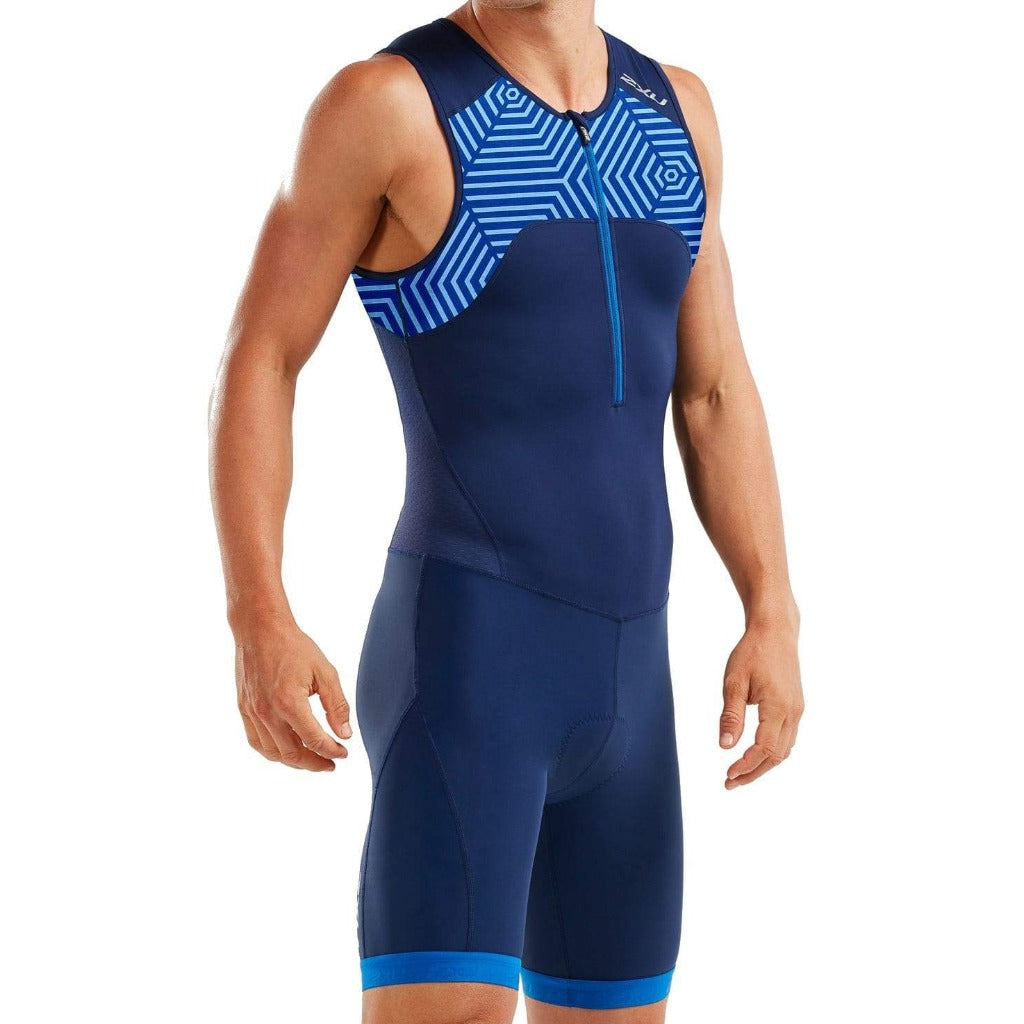 2XU Active TriSuit, Herren, navy/blue Lines