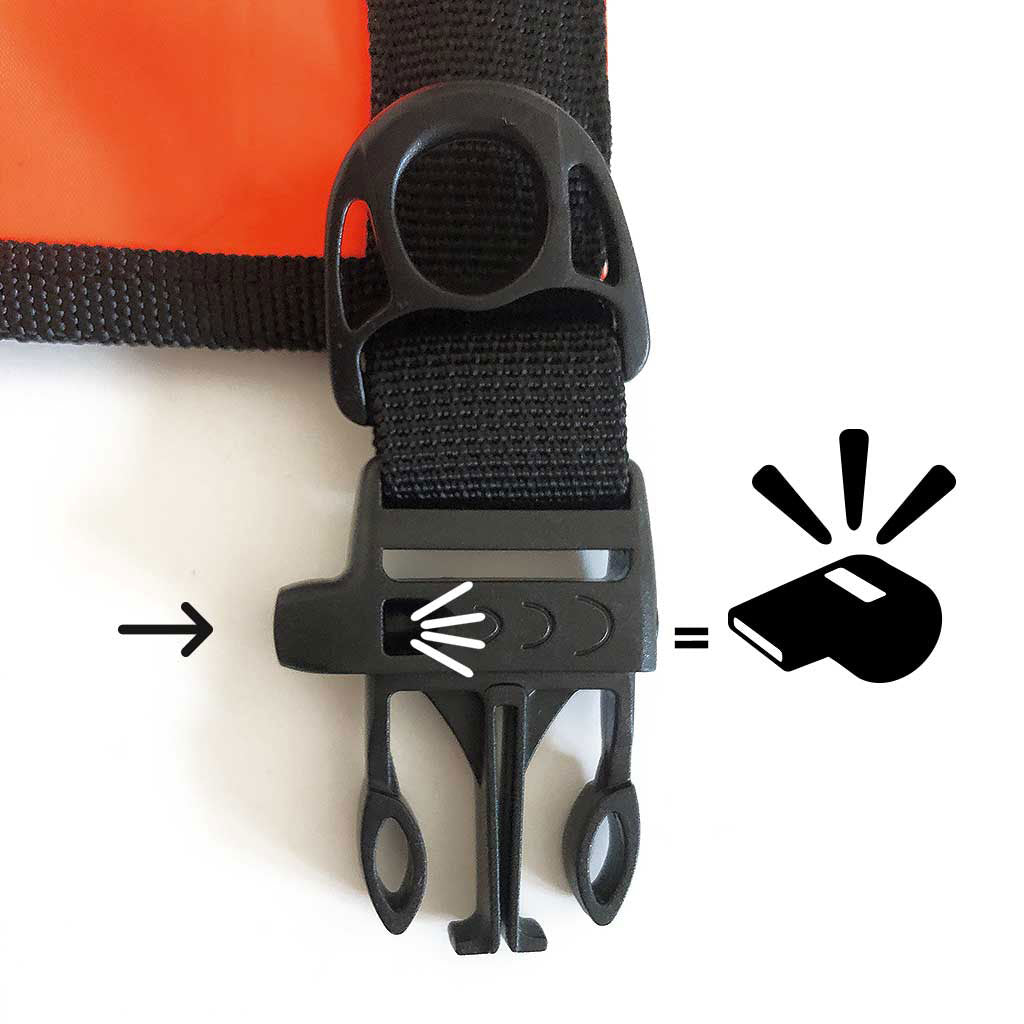 schwimm-sicher.de Swim & Safety Buoy Mesh, orange