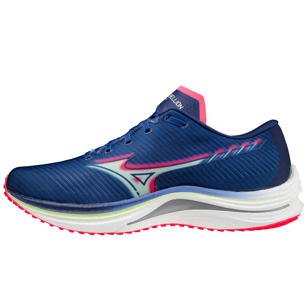 MIZUNO Wave Rebellion, Herren, blau/weiß