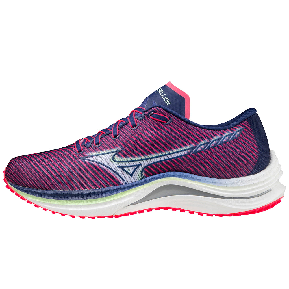 MIZUNO Wave Rebellion, Damen, pink/indigo