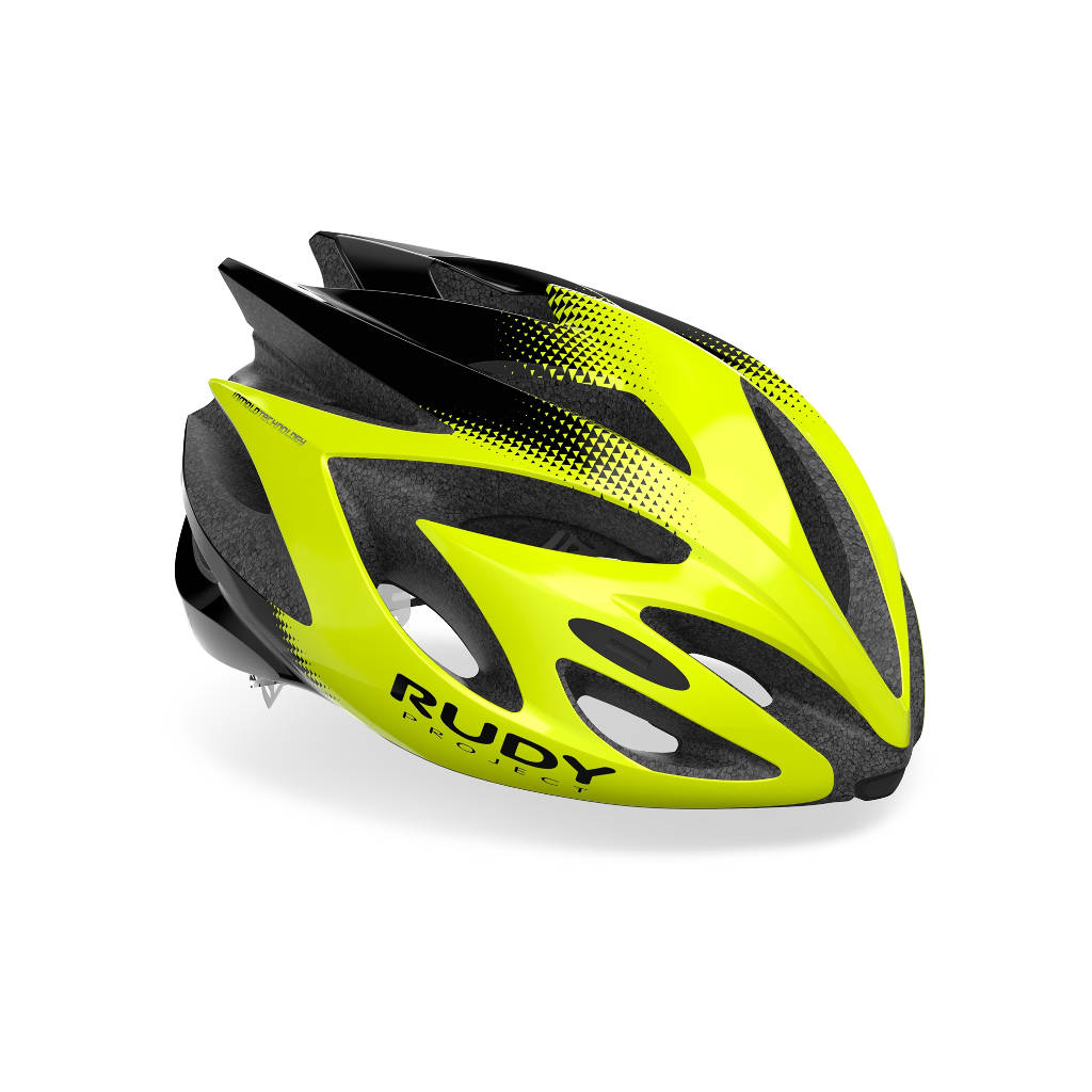 RUDY Project Rush, Radhelm, yellow fluo - black (shiny), neongelb/schwarz