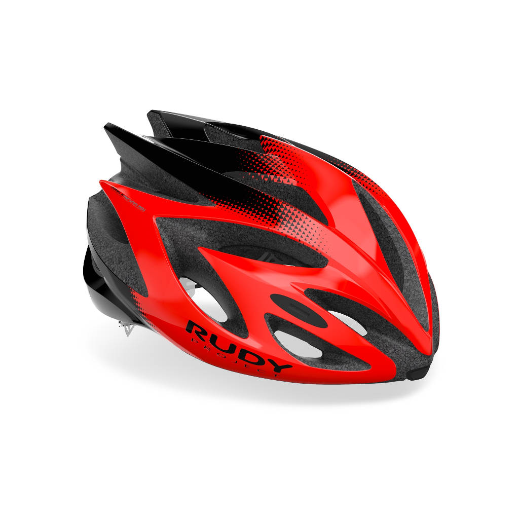 RUDY Project Rush, Radhelm, red - black (shiny), rot/schwarz