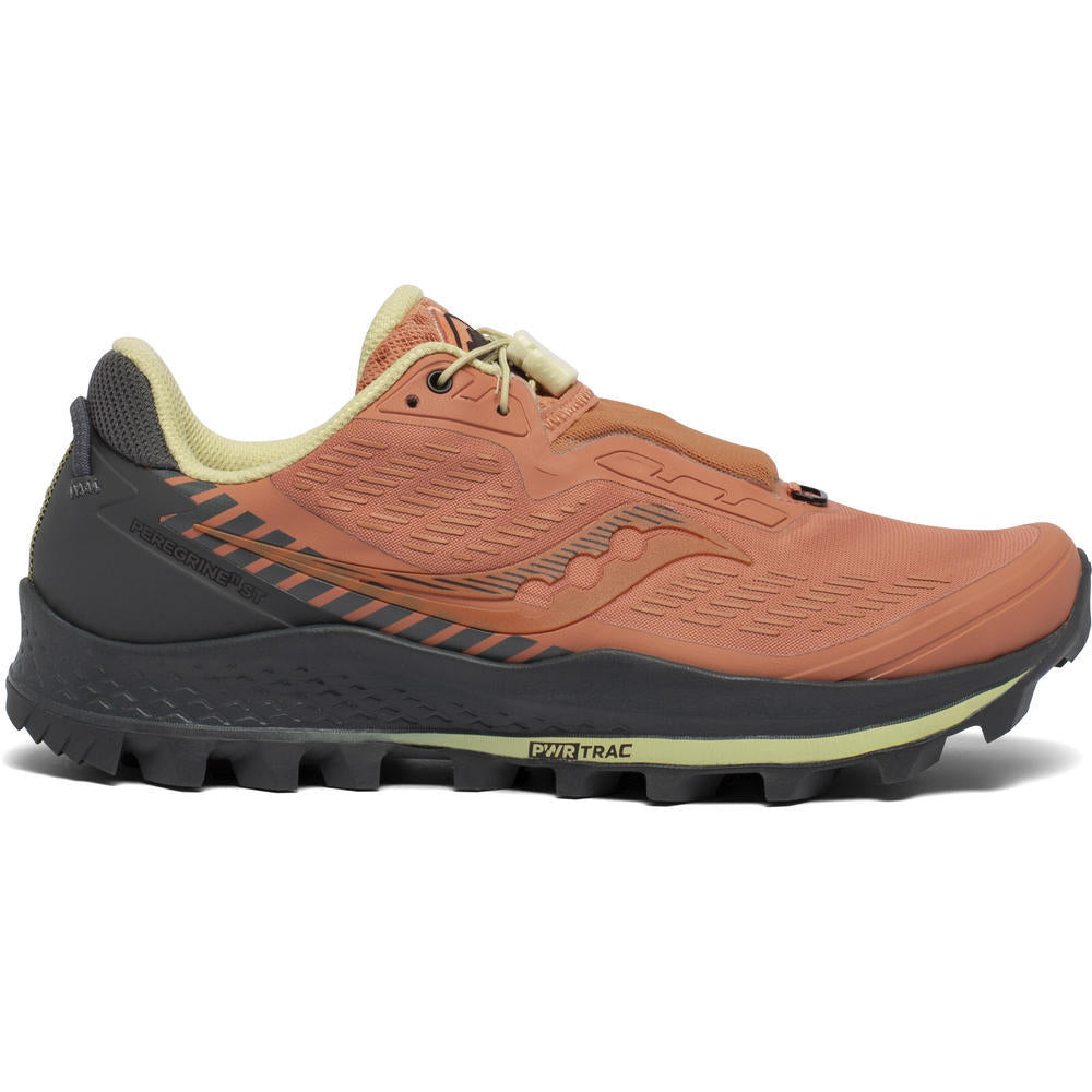 Saucony Peregrine 11 ST, Damen, rust/charcoal, schwarz/rostrot