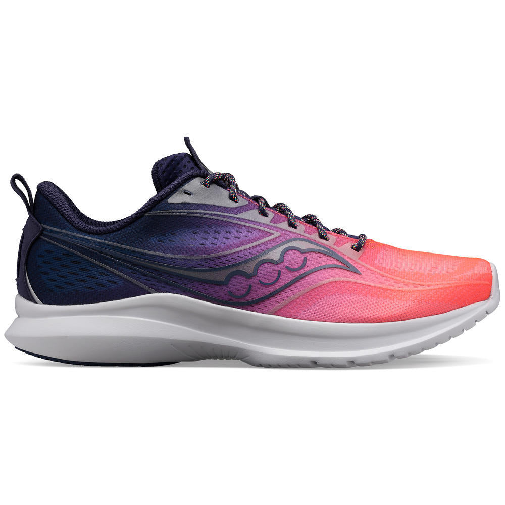 Saucony Kinvara 13 Damen, night lite, blau/lila/pink